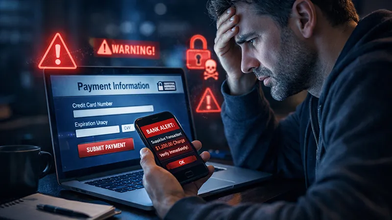 از من تو اینترنت کلاهبرداری شده؛ از کجا باید شروع کنم؟