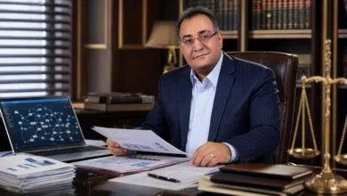 وکیل پولشویی | دفاع تخصصی در پروندههای پولشویی و بررسی منشأ داراییها وکیل پولشویی در حال بررسی پرونده منشأ دارایی و تراکنشهای بانکی